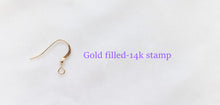 Load image into Gallery viewer, Conversion for 14k Gold Plated for RetroElo Earrings! 1 Set of Hooks