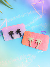 Load image into Gallery viewer, Mini Palm Tree Stud Earrings | More Colors!
