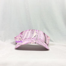 Load image into Gallery viewer, Pastel Purple Orange Black Retro Inspired Visor Hat-Marble Dipped
