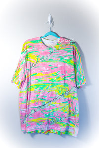 Rasta Wave Marbled Shirt-Adult XXL