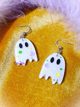 Load image into Gallery viewer, Mini White Ghost Earrings | Different Colors!
