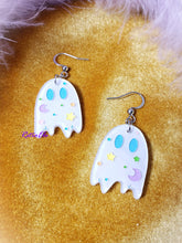 Load image into Gallery viewer, Mini White Ghost Earrings | Different Colors!
