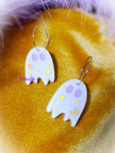 Load image into Gallery viewer, Mini White Ghost Earrings | Different Colors!
