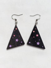 Load image into Gallery viewer, 80s Star Triangle Geometric Earrings
