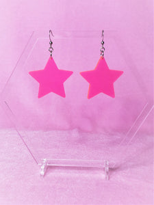 Baby Star Earrings Light Pink