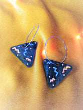 Load image into Gallery viewer, 80s Halloween Memphis Sparkle Earrings
