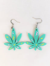 Load image into Gallery viewer, Retro Mary Jane Leaf Earrings
