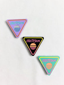 Outrun Triangle Pin