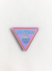 Outrun Triangle Pin