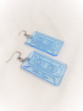 Load image into Gallery viewer, Neon Retro Mix Tape Earrings
