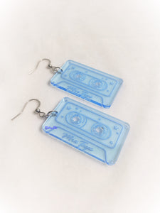 Neon Retro Mix Tape Earrings