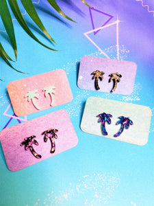 Mini Palm Tree Stud Earrings | More Colors!